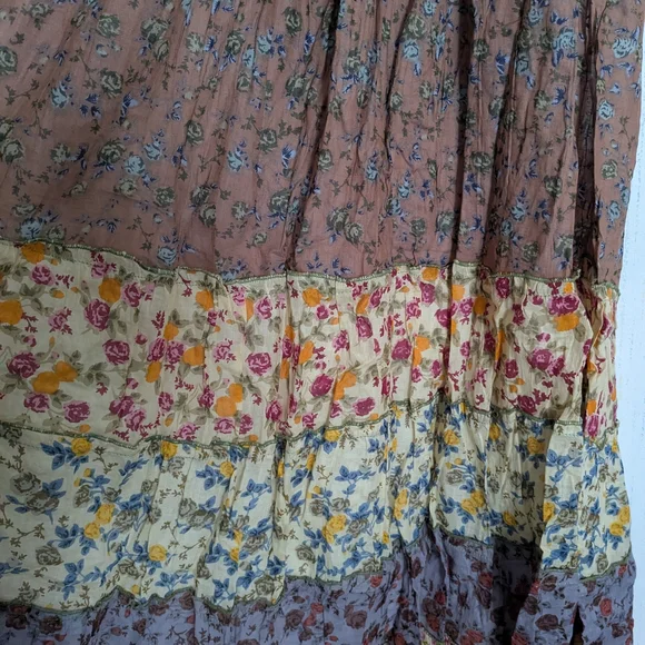 Floral Maxi Dress with Multicolor Design - Picture 3 of 3